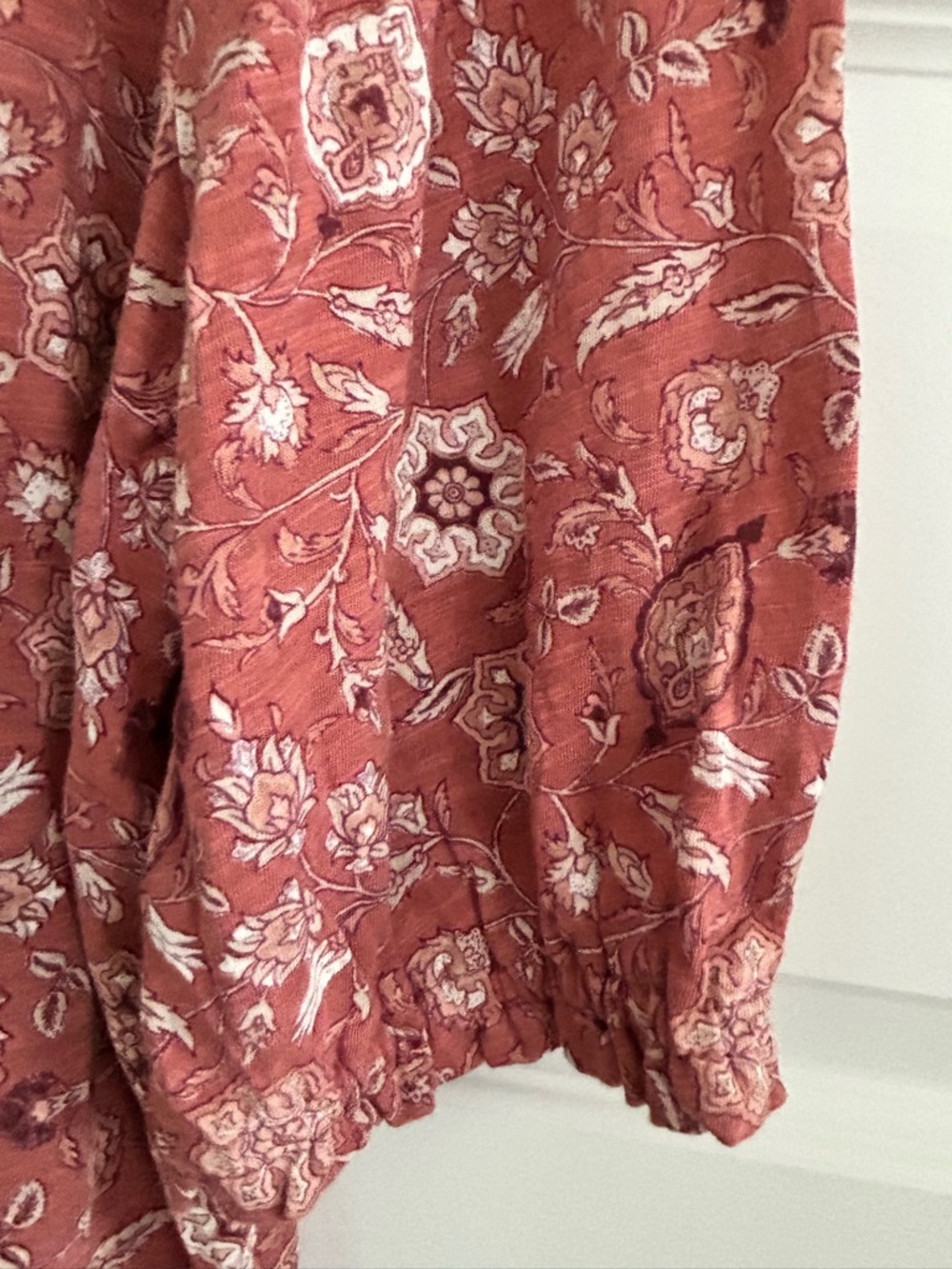 Lucky Brand Floral Top Pink Size L - Picture 8 of 14
